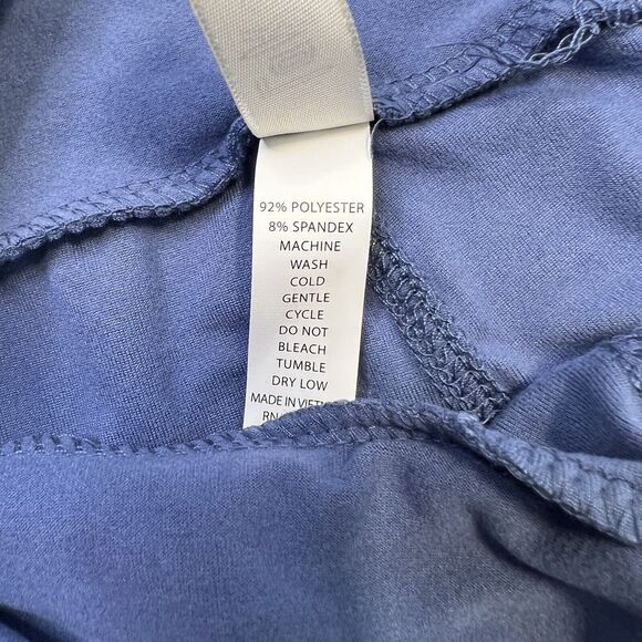 LuLaRoe Women's One Size Leggings Solid Smokey Blue Comfort Pants Stretch - Picture 4 of 8